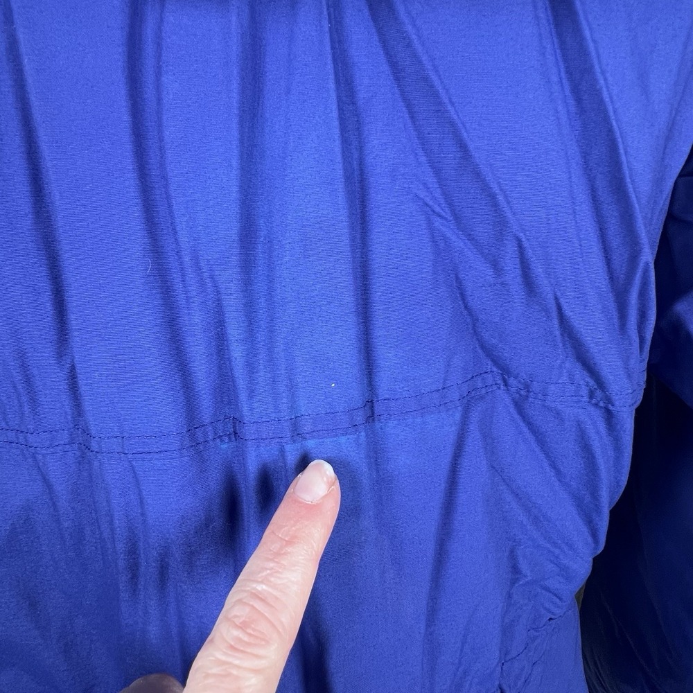 Vintage 90s Patagonia Insulated Parka Coat Jacket Hooded 10 Blue Ski Snow Board - Picture 8 of 15